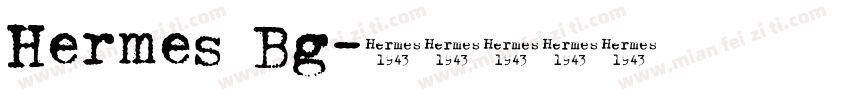 Hermes Bg字体转换